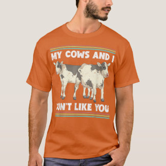 Funny Bauer Kuh Lover Farm Tierische Zuchtkuh T-Shirt
