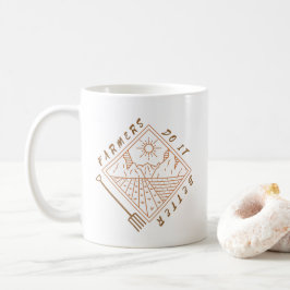 Funny Bauern macht es besser Kaffeetasse