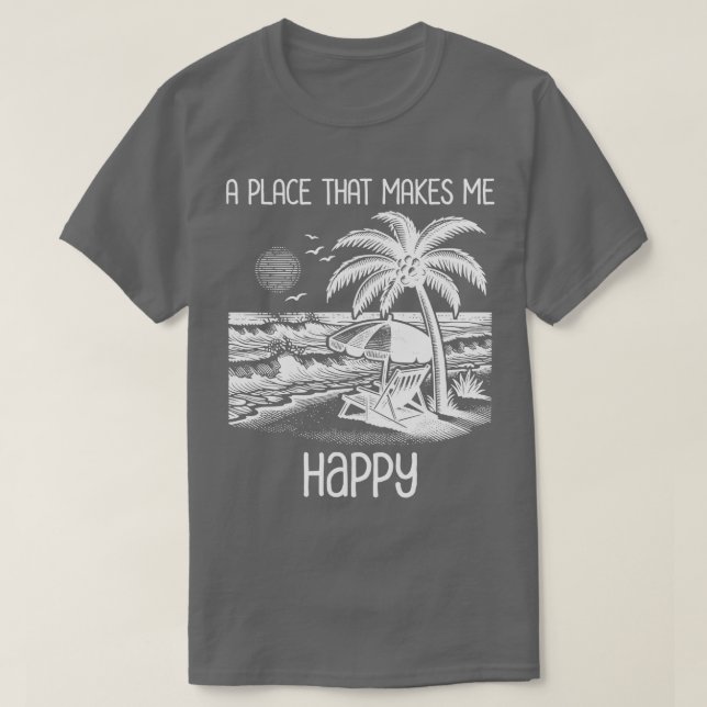 Funny Beach Life TShirt (Design devant)