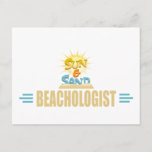 Funny Beach Lover Postkarte