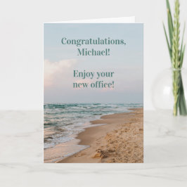 Funny Beach Retirement Card Karte