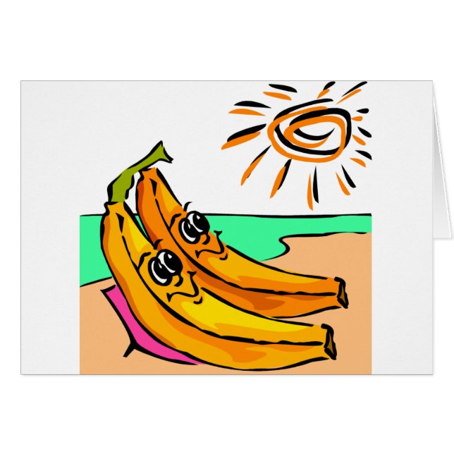 Funny Beach Wedding Idee (Vorderseite (Horizontal))