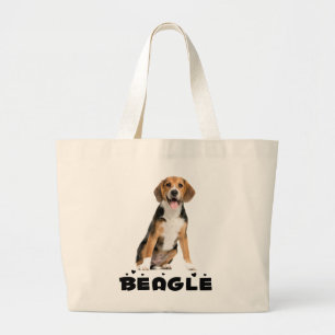 Funny Beagle Geschenk Niedlichen Welpen Hund Lover Jumbo Stoffbeutel