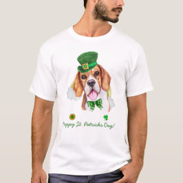 Funny Beagle Gold St Patricks Day T-Shirt