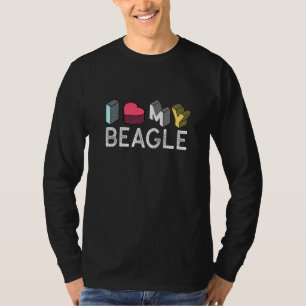 Funny Beagle liebt ich Liebe Mein Beagle T-Shirt