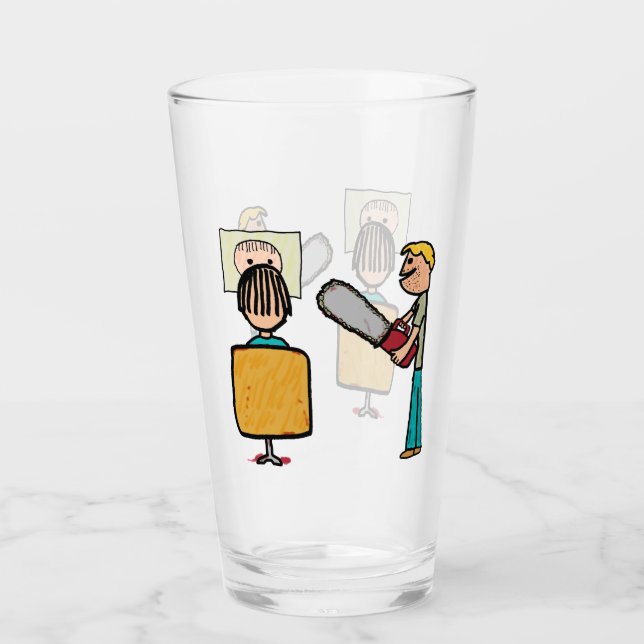 Funny Beängstigend Barber Sweeney Todd Glas (Vorderseite)