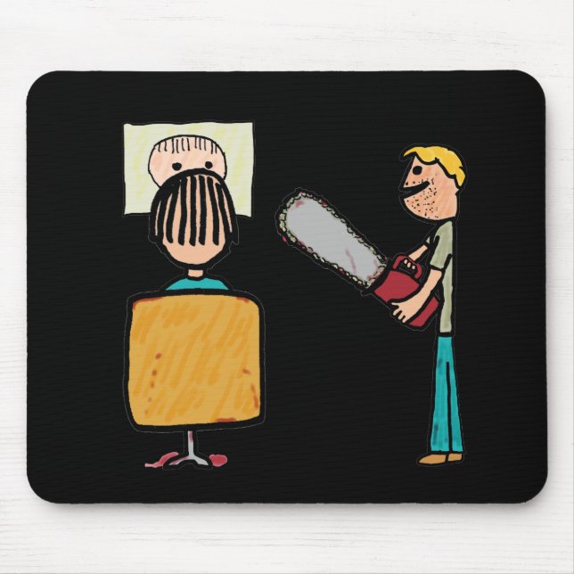Funny Beängstigend Barber Sweeney Todd Mousepad (Vorne)