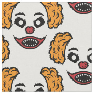 Funny Beängstigend Clown Thunder_Cove  Stoff