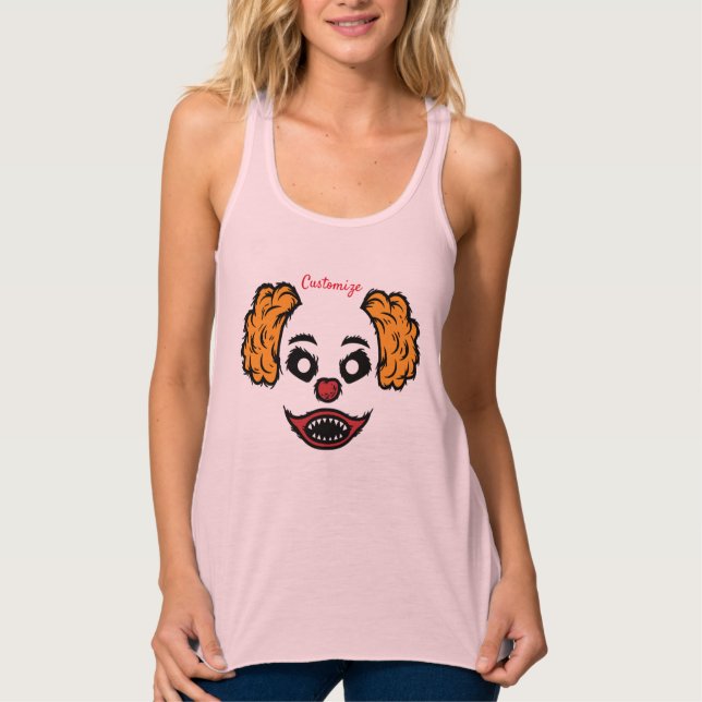 Funny Beängstigend Clown Thunder_Cove Tank Top (Vorderseite)