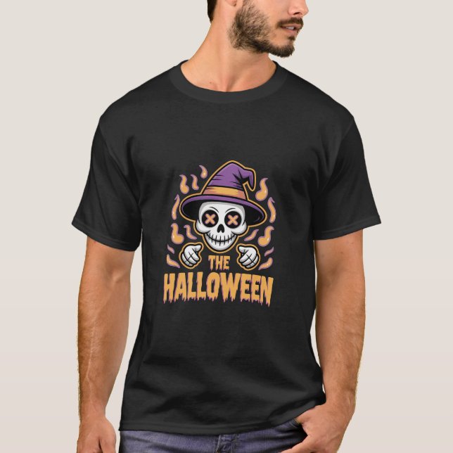 Funny Beängstigend Halloween T - Shirt (Vorderseite)