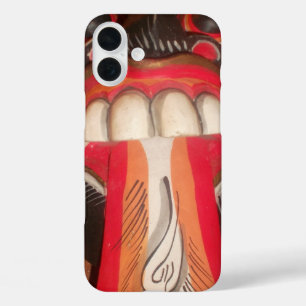 Funny Beängstigend Weiße Zunge Asiatisches Hallowe iPhone 16 Plus Hülle