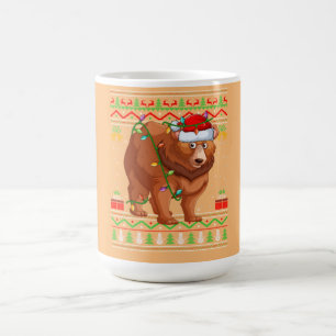 Funny Bear Animal Lover Match Ugly Grizzly Bär Kaffeetasse