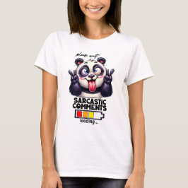 Funny Bear Bitte warten, sarkastische Kommentare l T-Shirt