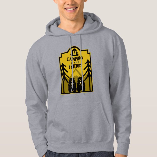 Funny Bear Camp Adventure Kanada Hoodie (Vorderseite)