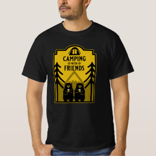 Funny Bear Camp Adventure Kanada T-Shirt