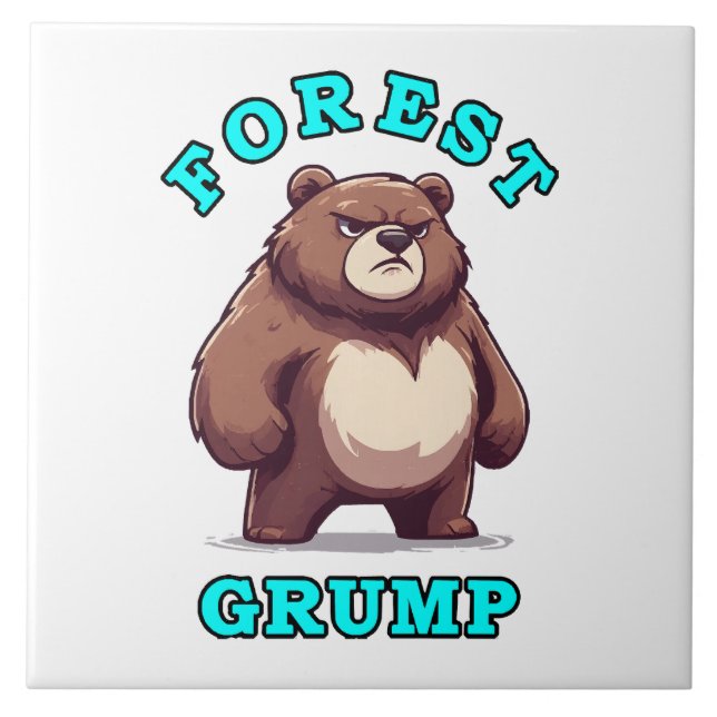 Funny Bear Fliese (Vorderseite)