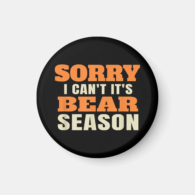 Funny Bear Junting Magnet (Vorne)