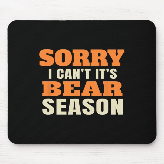 Funny Bear Junting Mousepad (Vorne)