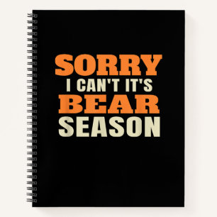 Funny Bear Junting Notizbuch