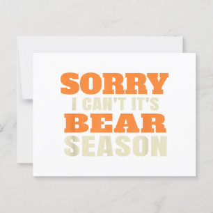 Funny Bear Junting Postkarte