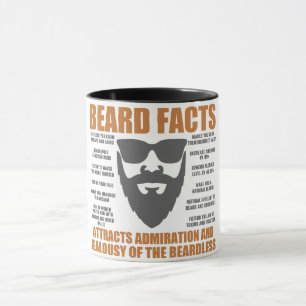 Funny Beard Fakten Tasse