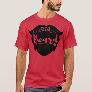 Funny Beard Hipster Men Lettering Typografie 11 T-Shirt