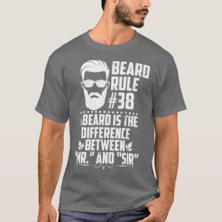 Funny Beard Rules Classic TShirt