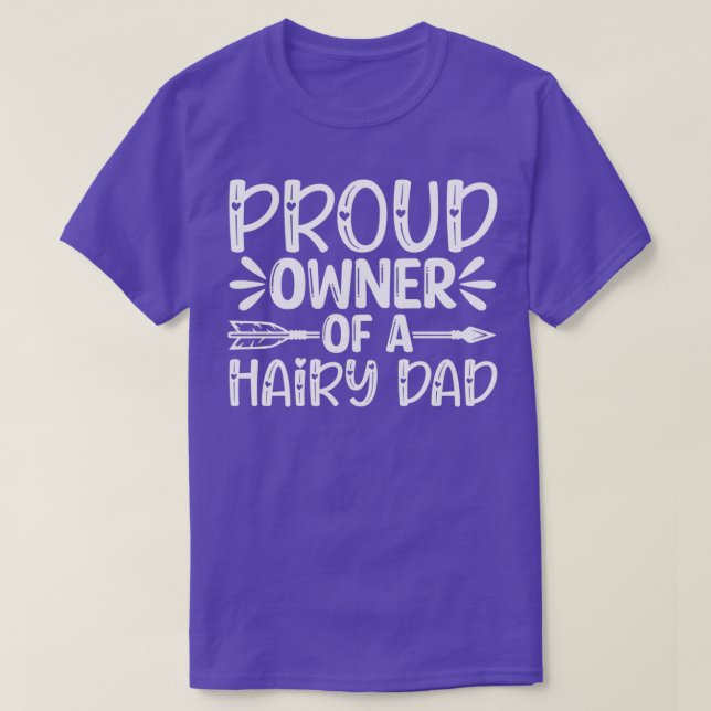 Funny Beard spendet stolz Besitzer eines hairy Vat T-Shirt (Design vorne)