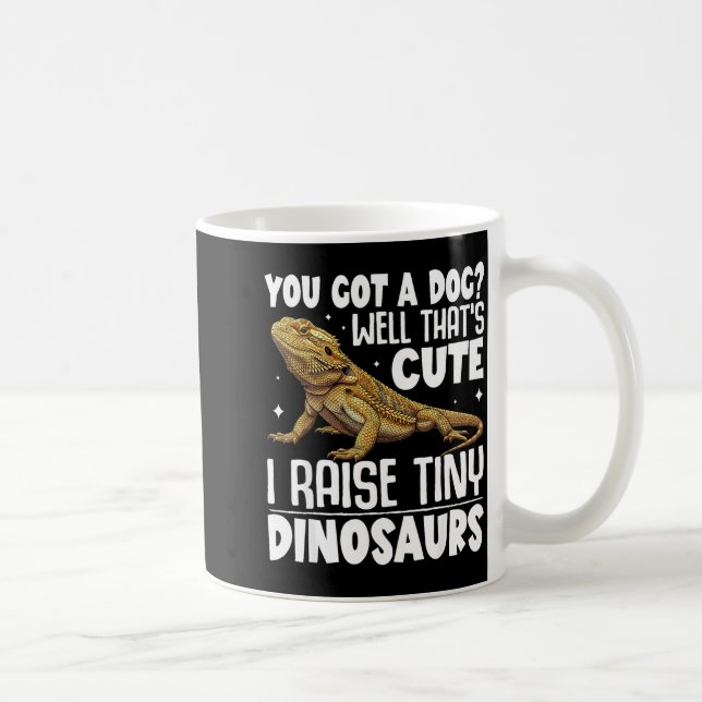 Funny Bearded Dragon Shirt For Men Women Lizard Lo Kaffeetasse (Rechts)