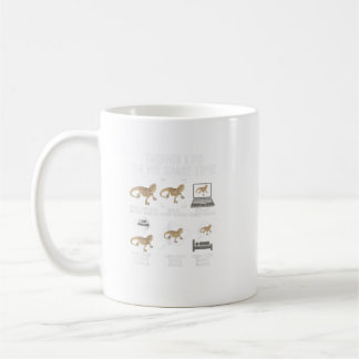 Funny Bearded Dragon Shirts Lizard Bartded Dragon Kaffeetasse