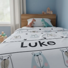 Funny Bears Kids  Fleecedecke