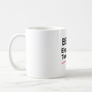 Funny Beast oder Best English Teacher Kaffeetasse