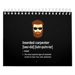 Funny Beat Carpenter Geschenk Männer Kalender