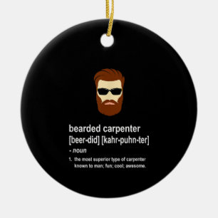 Funny Beat Carpenter Geschenk Männer Keramik Ornament