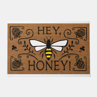 Funny Bee Doormat, Niedliches Bienenstockgeschenk, Fußmatte