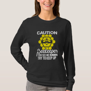 Funny Beekeeper Apiarist Honey Bee Honeycomb Insec T-Shirt