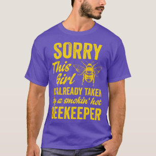 Funny Beekeeping Ehefrau Girlfriend Wifey Bee T-Shirt