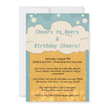 Funny Beer Birthday Einladung - Brew Bash Party