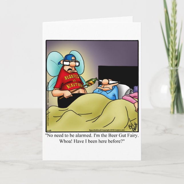 Funny Beer Buddy Birthday Card für ihn Karte (Vorderseite)