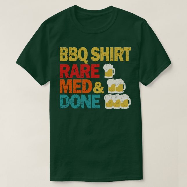 Funny Beer Drinks Grillende GRILLEN Timer Grill Ba T-Shirt (Design vorne)