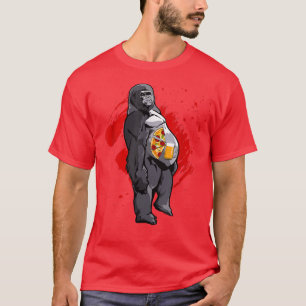 Funny Beer Pizza Monkey T-Shirt
