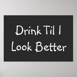 Funny Beer Quote Berühmte Redewendungen Poster