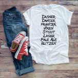 Funny Beer Reindeer ernennt Weihnachtsfeiertag T-Shirt<br><div class="desc">Dieses Design wurde mit digitaler Kunst erstellt. Sie können den Stil dieses Shirts ändern, indem Sie Mehr > unter der Option Stil auswählen. Es kann personalisiert werden, indem Sie auf die Schaltfläche Anpassen klicken und die Farbe ändern, einen Namen, Initialen oder Ihre Lieblingswörter hinzufügen. Kontaktieren Sie mich unter colorflowcreations@gmail.com ,...</div>