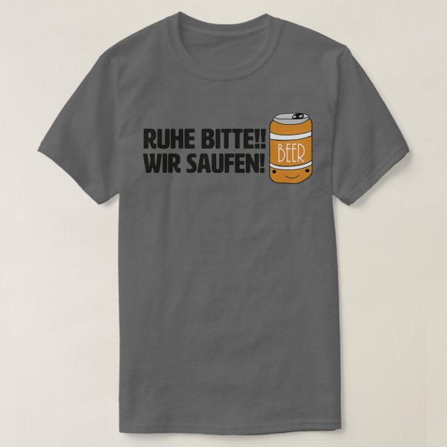 Funny Beer Sprichwort für den Abend Menx27s T-Shirt (Design vorne)