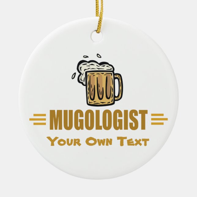 Funny Beer Tasse Keramikornament (Vorne)