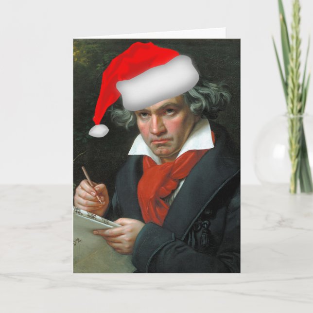 Funny Beethoven Karte (Vorderseite)