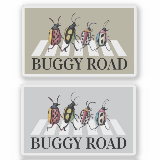 Funny Beetles Aufkleber (Vorderseite)