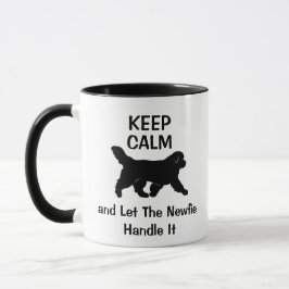 Funny Behielt Calm Neufundland Dog Tasse