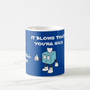 FUNNY BEKOMMEN GUT BALD GEWEBE BOX KAFFEE TASSE