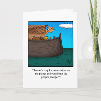 Funny Belated Birthday Card Karte